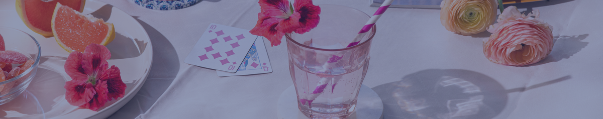 Verres roses