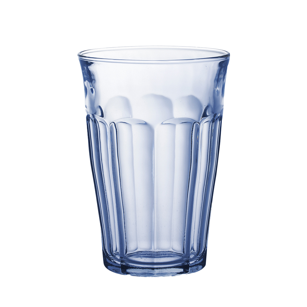 Le Picardie - Verre à eau - Bleu Marine - 36cl (Lot de 6)