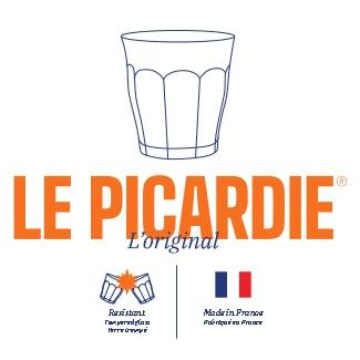 Le Picardie - Verre à eau - Vert - 25cl (Lot de 6)