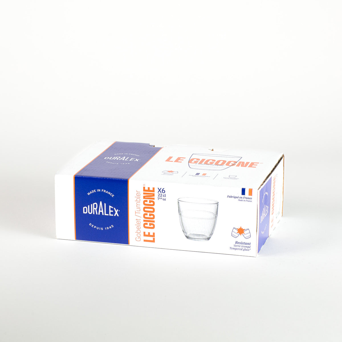 Le Gigogne® - tasse à café 22 cl (Lot de 6)