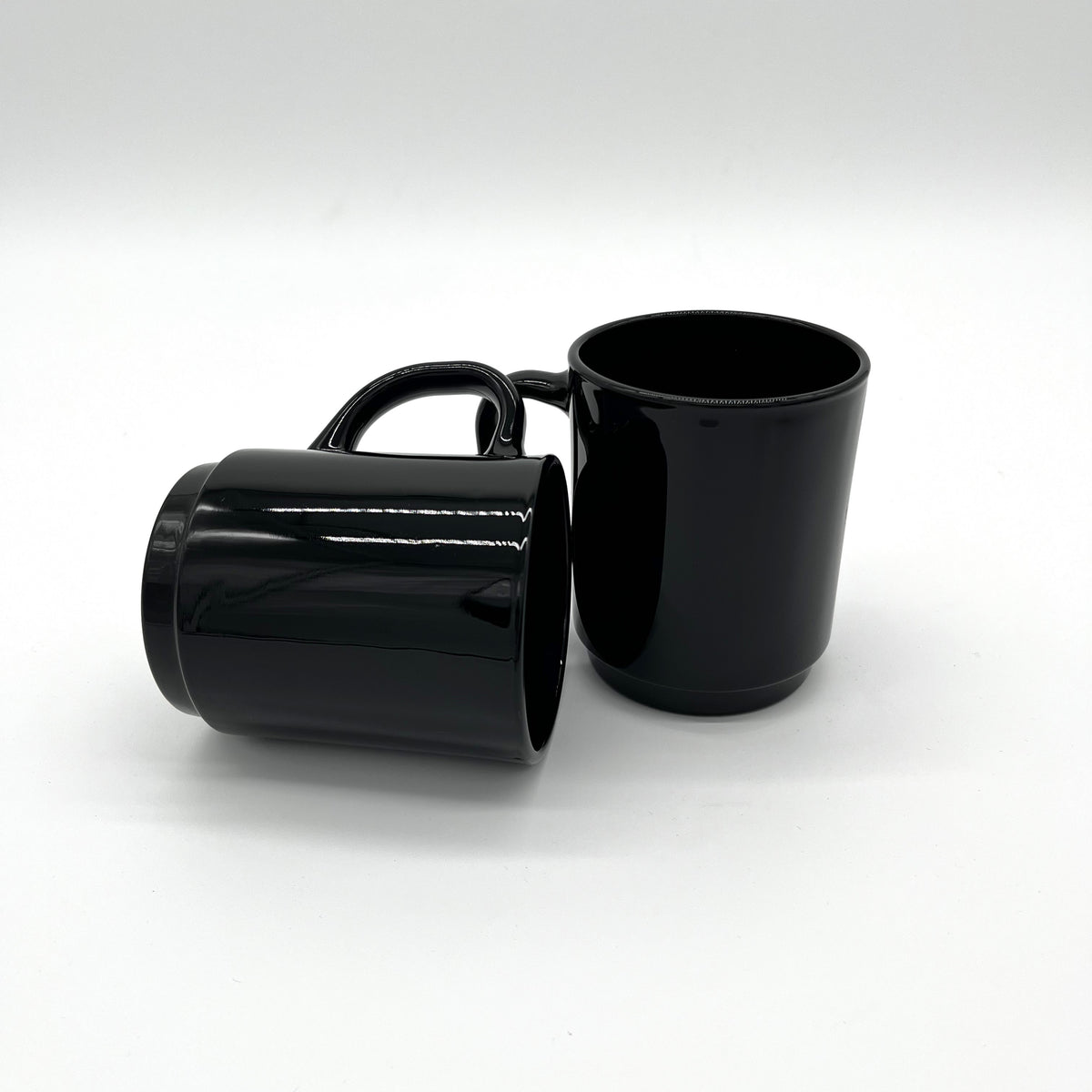 Versailles - Mug en verre Noir 26 cl (Lot de 6)
